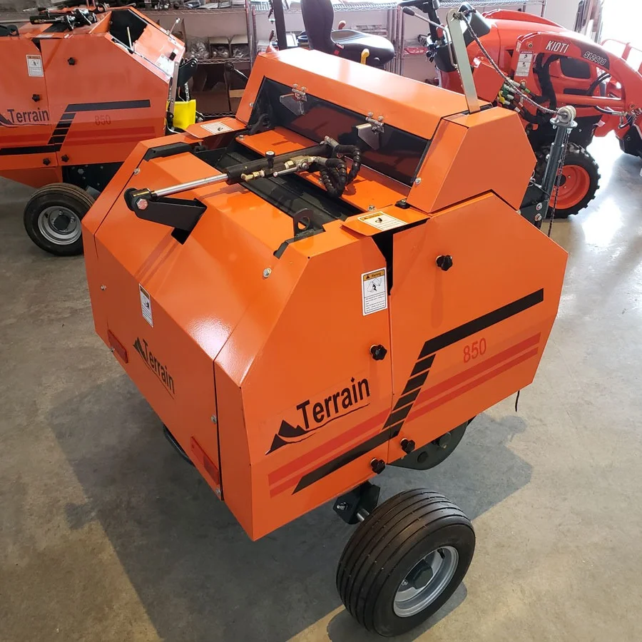 Terrain Implements Mini Round Baler - Net Wrap