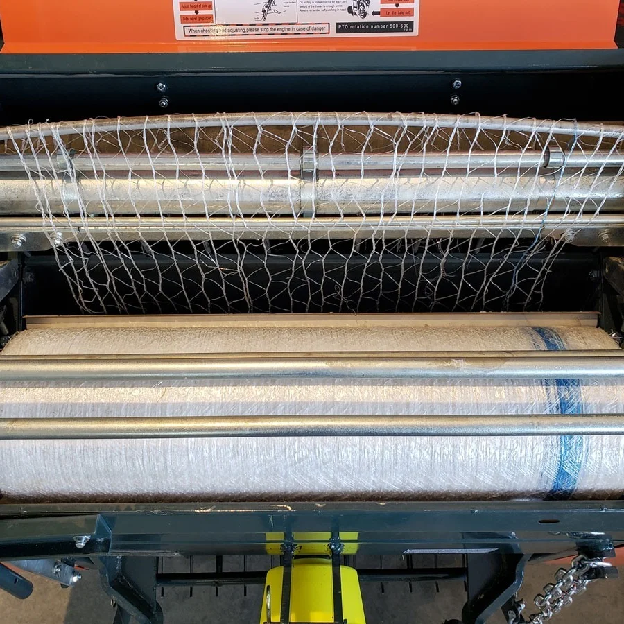Terrain Implements Mini Round Baler - Net Wrap