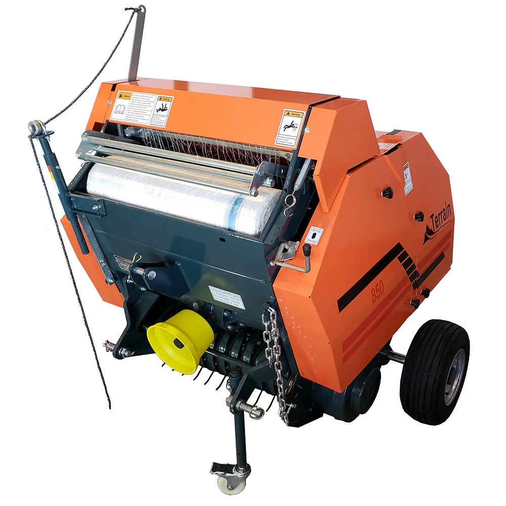 Terrain Implements Mini Round Baler - Net Wrap
