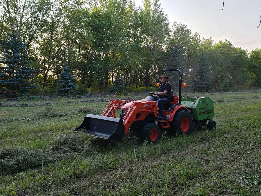 Terrain Implements Mini Round Baler - Twine