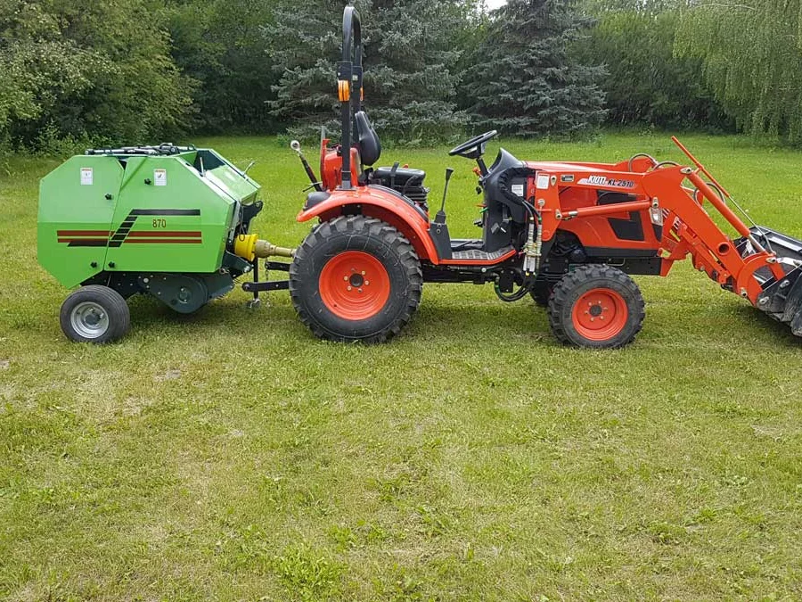 Terrain Implements Mini Round Baler - Twine