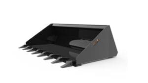 HLA Low Profile Skidsteer Bucket with Digging Teeth